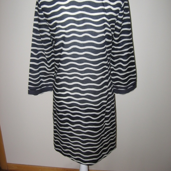 TORY BURCH Blue/White Striped Tunic Top/Dress 8 - Picture 7 of 8